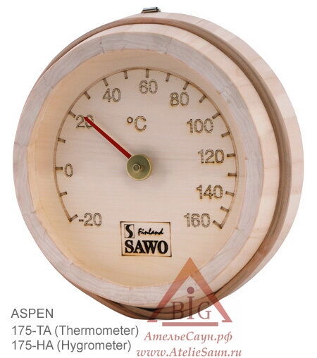 Термометр для сауны Sawo 175-ТA АтельеСаун