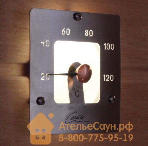 Термометр для сауны Cariitti SQ (1545828, нерж. сталь, требуется 1 оптоволо 8