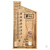 Термометр с песочными часами (27.8х14х5.3 см, арт. БШ 18036) Банные Штучки #1