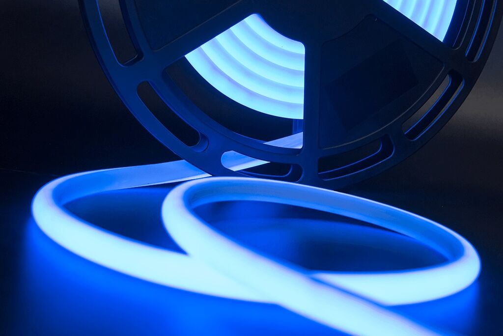 Термостойкая светодиодная лента для сауны и бани SWG SMD 2835 синий свет (т 2