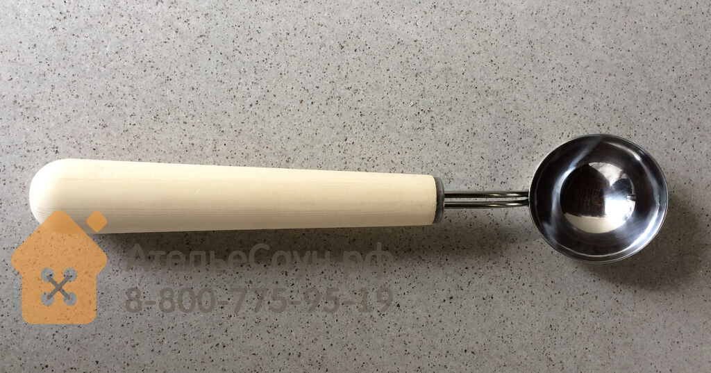 Черпак Sawo 441-МР (D85 мм, из нержавейки, ручка из сосны) Sawo 2