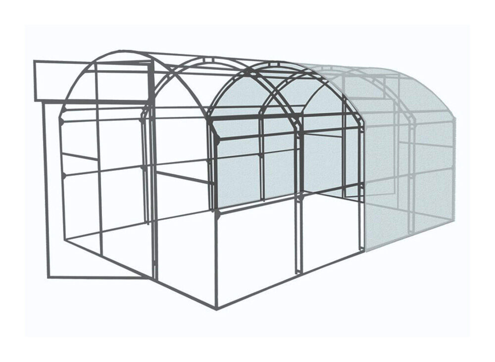Теплица прямостенная из поликарбоната чертеж