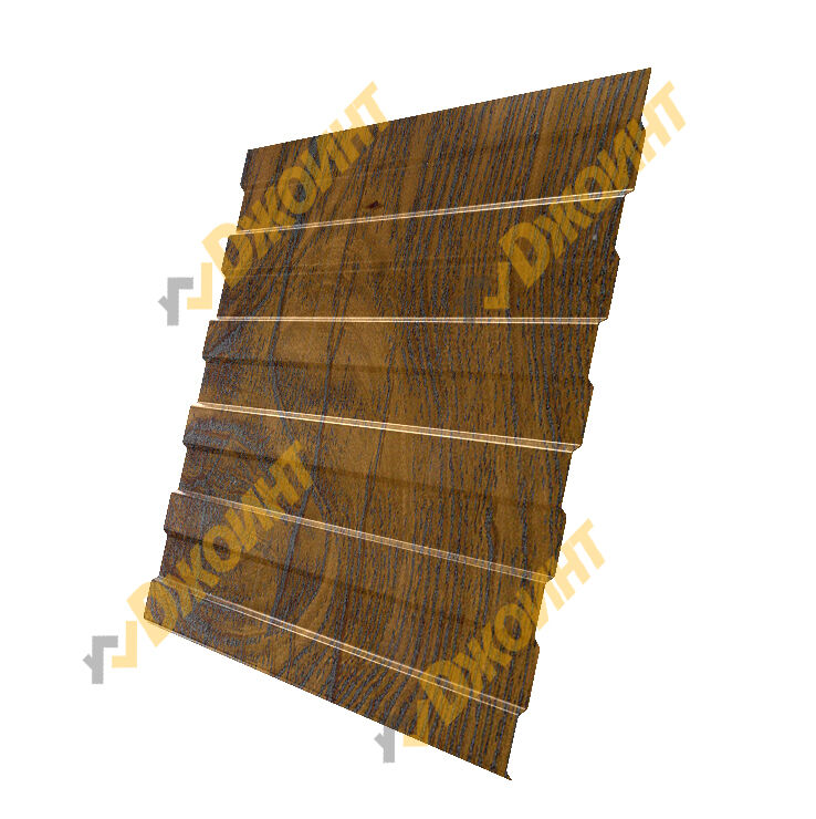 Профнастил С-10 0,5 Printech Real Print Noble Chestnut (Благородный каштан)