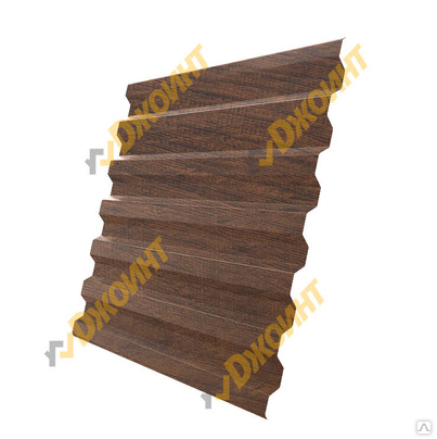 Профнастил С-21 0,5 Printech Antique Oak (Античный дуб)