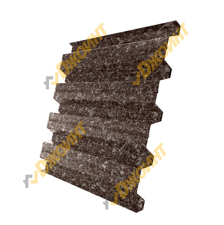 Профнастил Н-60 0,5 MATGRANIT LUX RR 32 темно-коричневый