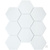 Керамическая мозаика Geometry Hexagon Big White Matt 95x110 Starmosaic #1