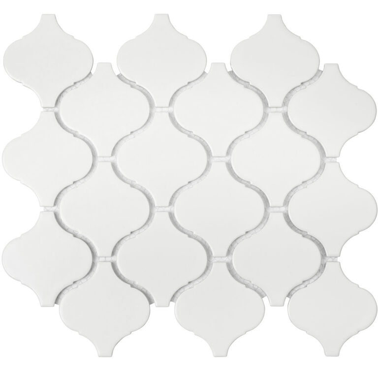 Керамическая мозаика Shapes Latern White Matt Starmosaic