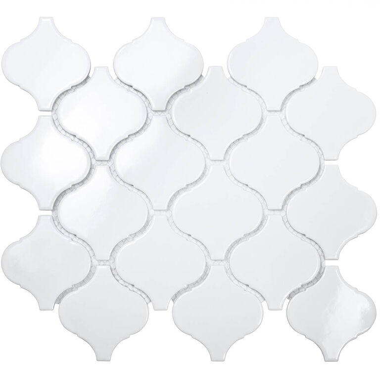 Керамическая мозаика Shapes Latern White Glossy Starmosaic