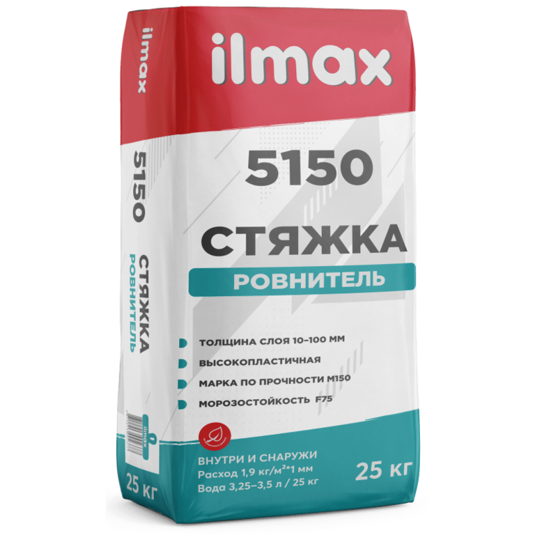 Ilmax 5150 Стяжка-ровнитель 25кг.