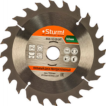 Пильный диск Sturm 9020-165-20-24T
