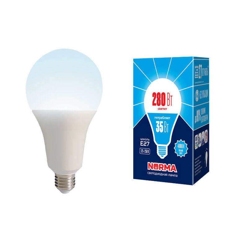 Лампа светодиодная 35Вт LED-A95-35W/4000K/E27/FR/NR Volpe UL-00005608