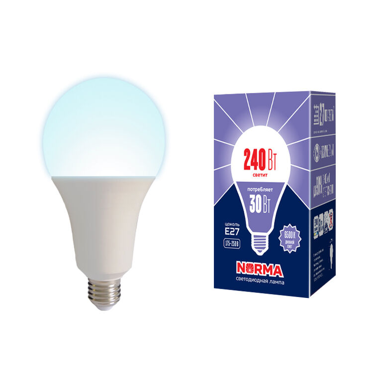 Лампа светодиодная 30Вт LED-A95-30W/6500K/E27/FR/NR Volpe UL-00005606