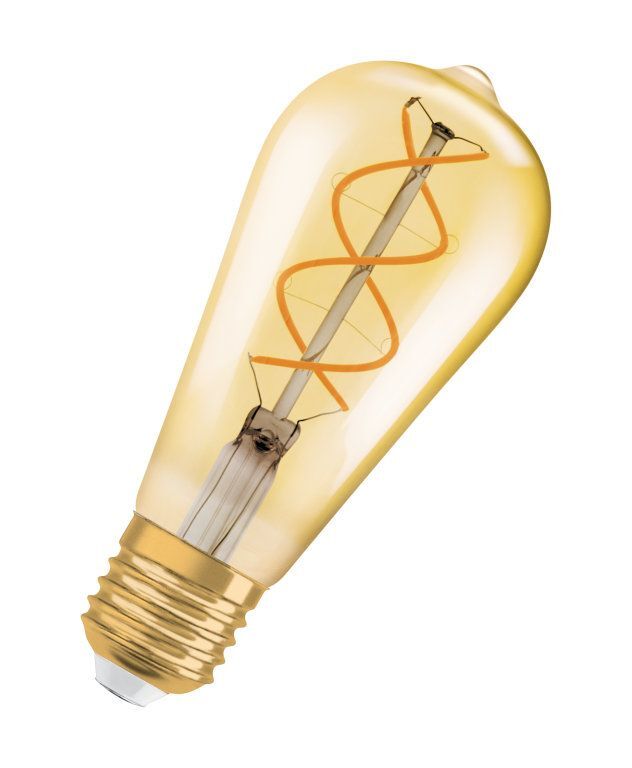 Лампа светодиодная Vintage 1906 LED CL Edison DIMFIL-спираль GOLD 25 4,5W/820 E27 OSRAM