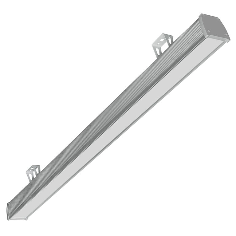 Светодиодный светильник для промышленного освещения из алюминиевого профиля LIRA-38/OPAL-1200/IP54 (5000K, серый) CSVT -