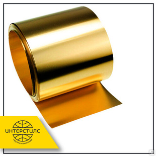 Лента из золота 2,8х100х200 мм ЗлНСрНЦМ585-80-8.2-2.5 ГОСТ 7221-2014 