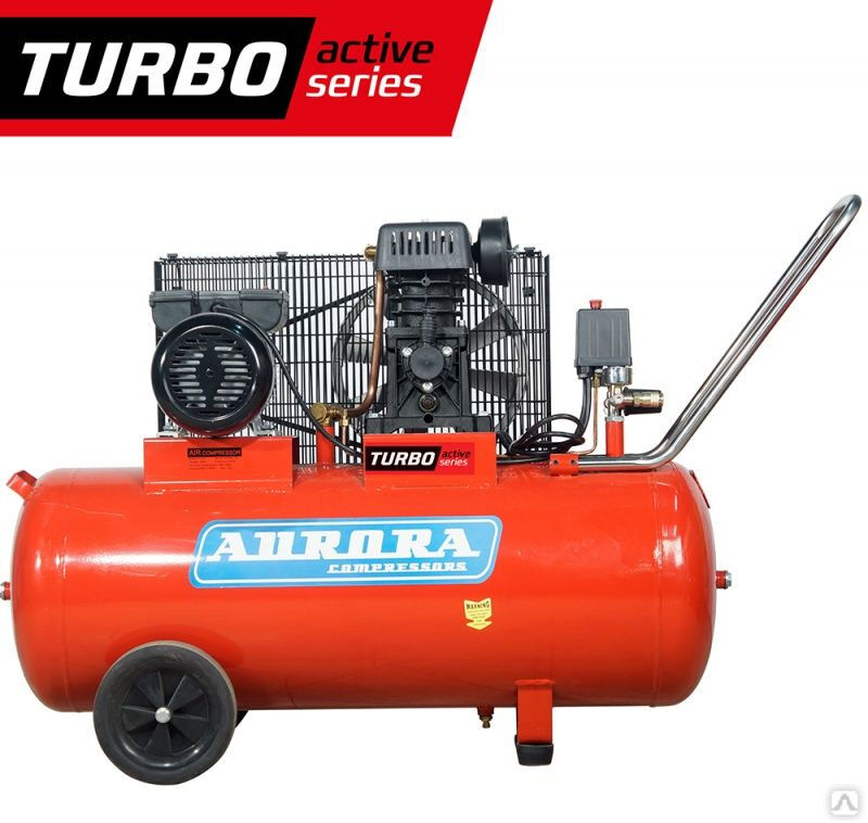 Компрессор STORM-100 TURBO active design (100 л, 360 л/мин, 2,2 кВт, 10бар, 220 В)