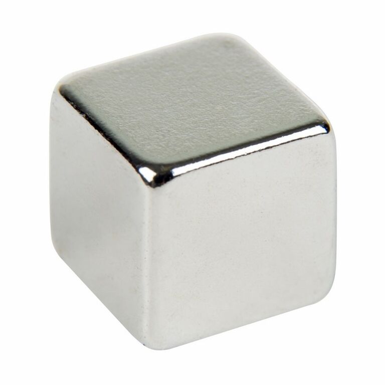 Неодимовый магнит куб 8х8х8 мм сцепление 3,7 кг (Упаковка 4 шт) "Rexant" 1