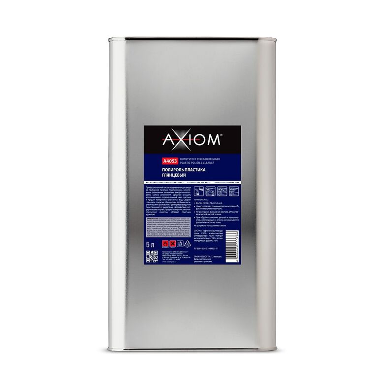 Полироль пластика глянцевая AXIOM A4053 5л
