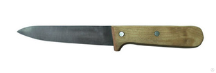Нож разделочный 14 см Я2-ФИН-2
С деревянной ручкой, лезвие - углеродистая сталь. #1