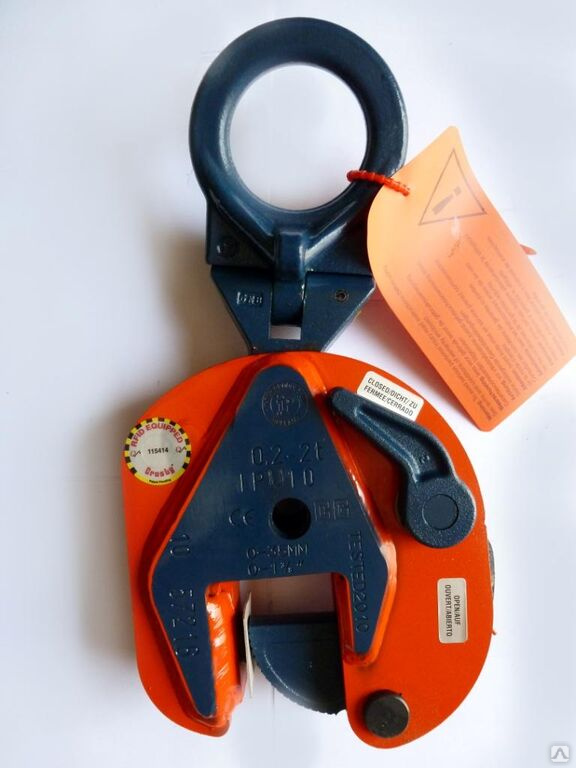 Тиски металлические. Захват балочный клипса 1т. Захват для подъема вертикальный г/п 2,0т, зев 0-25мм. 40. 010 захват лесной.