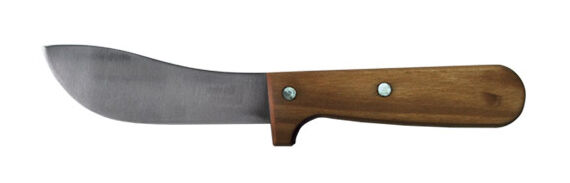 Нож для снятия шкуры и отделения путового сустава Я2-ФИН-4, лезвие 13 см