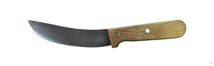 Нож разделочный для снятия шкуры 14 см Я2-ФИН-5
С деревянной ручкой, лезвие - углеродистая сталь. #1