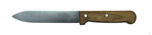 Нож разделочный 17 см Я2-ФИН-6.
С деревянной ручкой, лезвие - углеродистая сталь. #1