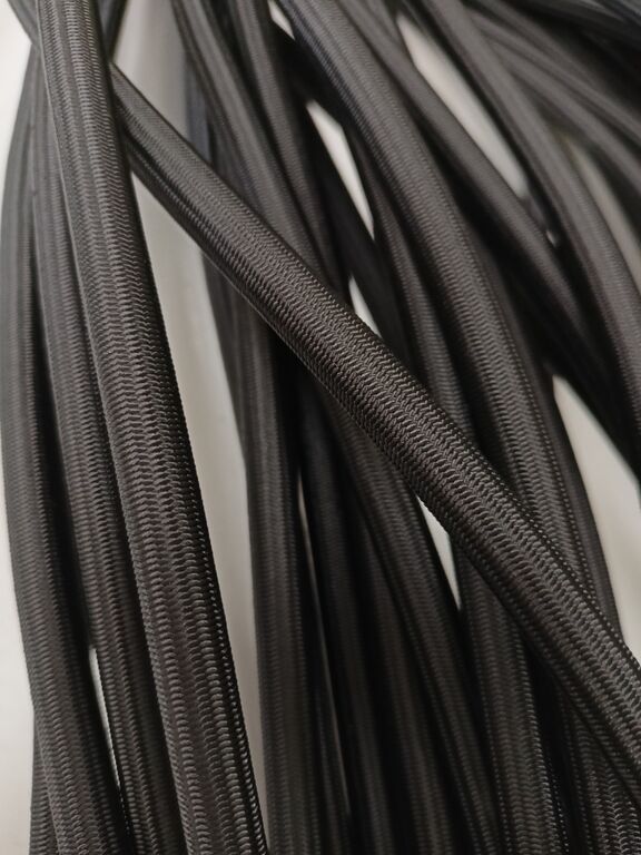 Шнур эластичный 10 мм цвет черный