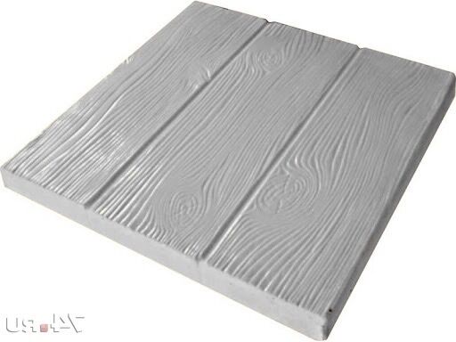 Плитка тротуарная 30х30х3 см 3 доски серый