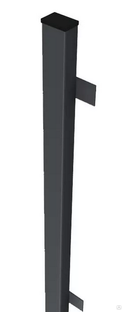Столб для забора с пластинами 40*40*1,5 мм (3 м) 