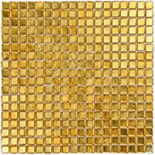 Мозаика стеклянная Classik gold Bonaparte золотая #1