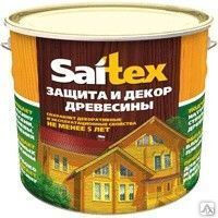 Состав для защиты древесины Saitex сайтекс 10 л 