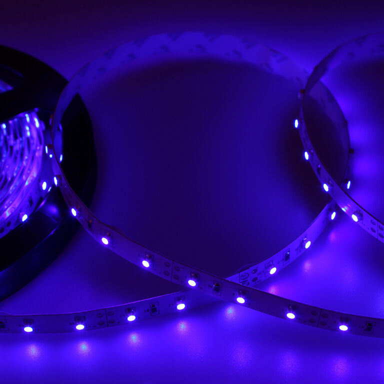 LED лента открытая, 8 мм, IP23, SMD 2835, 60 LED/m, 12 V, цвет свечения синий "Lamper" 5
