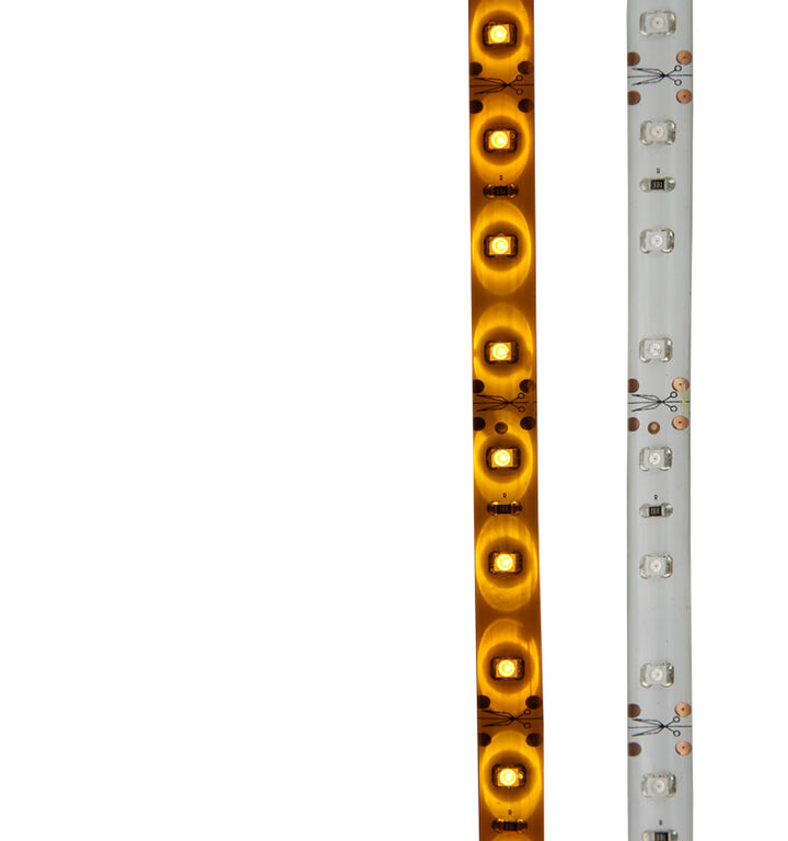 LED лента силикон, 8 мм, IP65, SMD 2835, 60 LED/m, 12 V, цвет свечения желтый "Lamper" 4