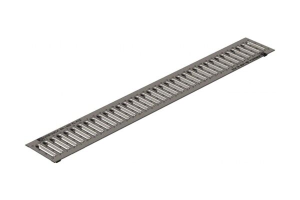 Решетка водоприемная Gidrolica Standart РВ -10.13,6.50 - штампованная стальная оцинкованная, кл. А15 (500)