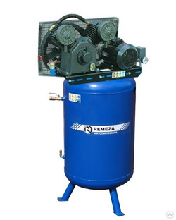 Воздушный компрессор поршневой Remeza с ременным приводом вертикальный СБ4/Ф-270.V90 B 5, 5 квт 380 В 