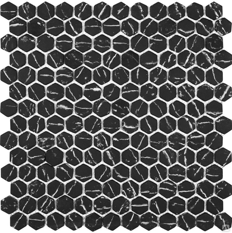 Акция: Мозаика стеклянная AGHG23-BLACK Imagine Lab черная матовая ...
