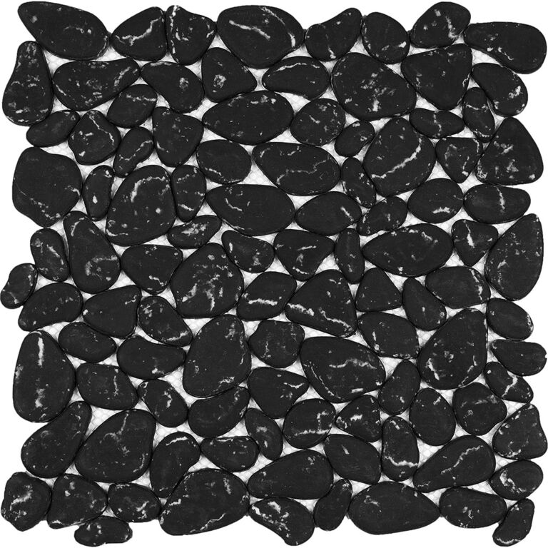 Мозаика стеклянная AGPBL-BLACK Imagine Lab черная матовая