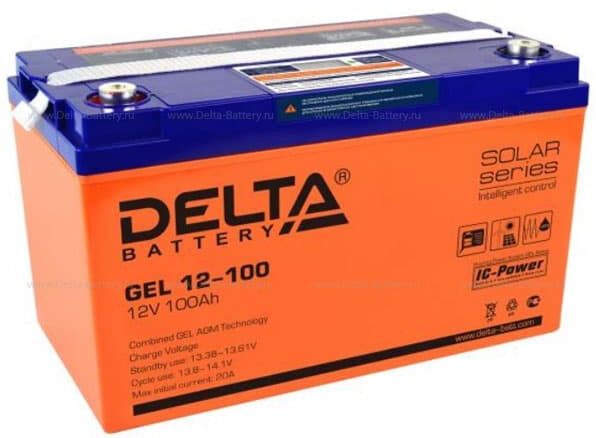 Аккумулятор гелевый Delta GEL 12-100