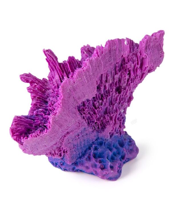 Декор для аквариума Гониопора средняя фиолетовая, акрил 10х4х7см