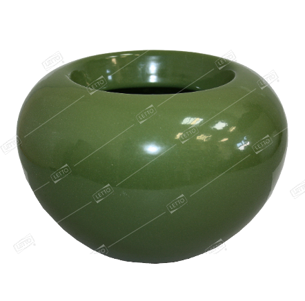 Горшок керамический Орбис оливковый d20см h13см Ориана