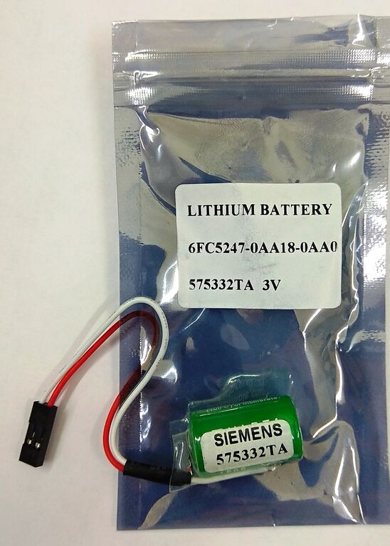 Литиевая батарея Siemens 575332 TA 6FC5247-0AA18-0AA0 3V