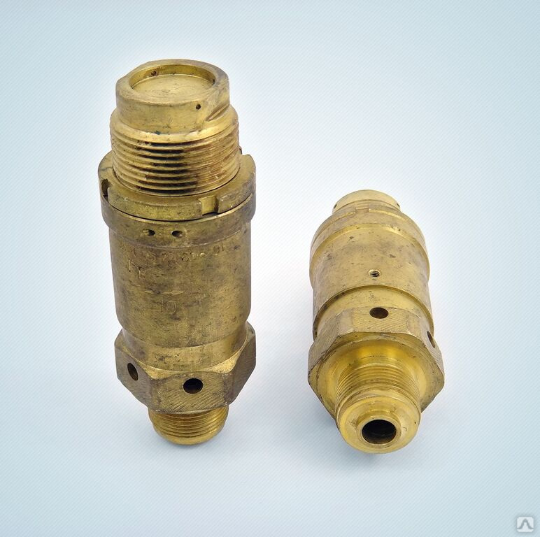 Клапан предохранительный штуцерный сигнальный, Ду-10, Ру-Рр-0,2…1 ...