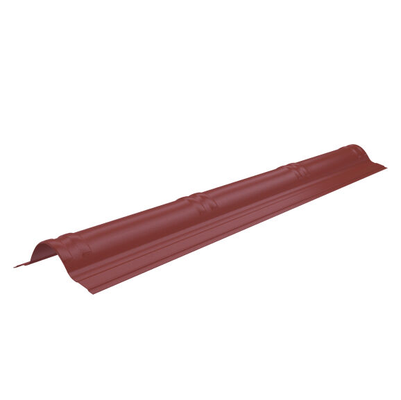 Конек (верхняя часть) 106х9,4 см (упак.20 шт), красный/коричневый 3D