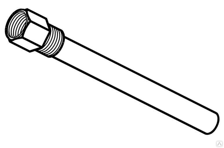 Гильза для термодатчика. Гильза для термобаллона Danfoss 060l333066. 017-437066 Гильза для термобаллона. 087b1190 гильза для датчика esmu l 100мм. Гильза Danfoss для esmu-100.