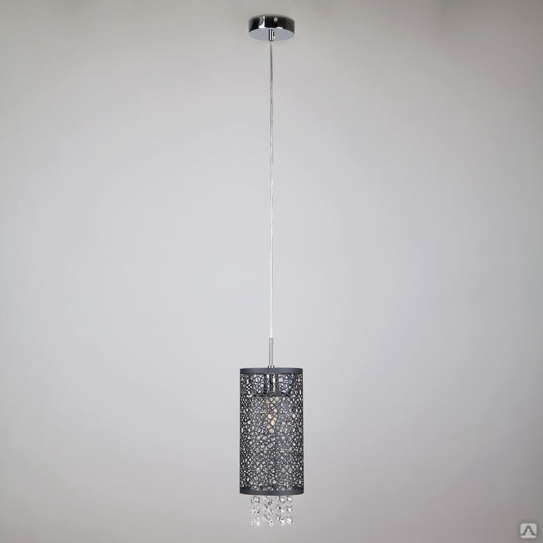 Светильник подвесной с хрусталем Eurosvet Laguna 1180/1 хром