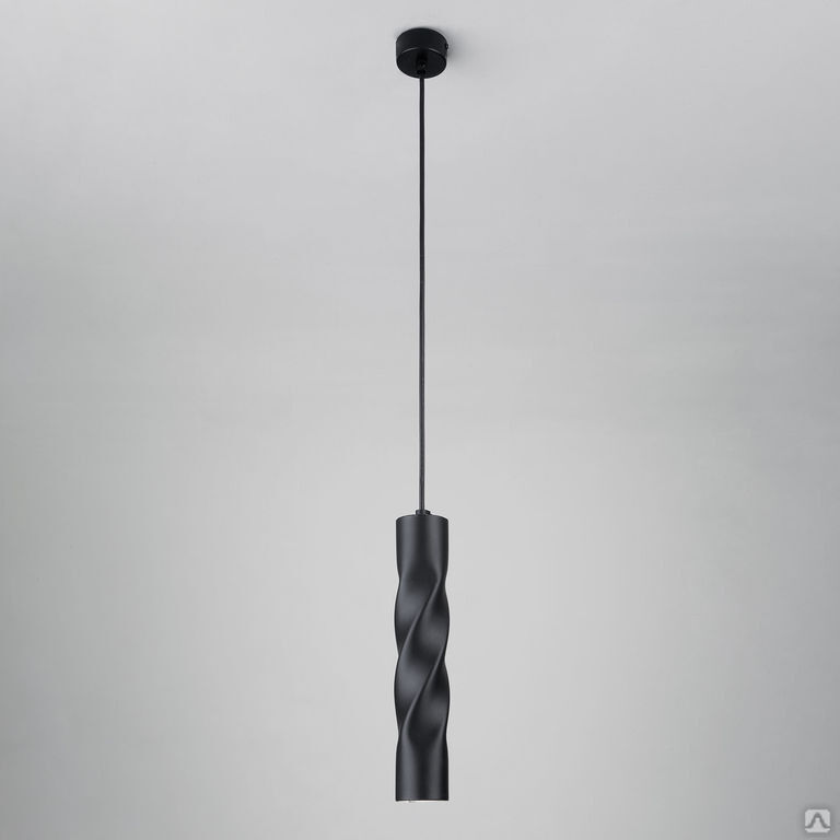 Светильник подвесной светодиодный Eurosvet Scroll 50136/1 LED черный 5W