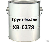 Грунт-эмаль по ржавчине ХВ-0278 желтая, Краски Нипол, 2,5 кг