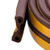 Уплотнитель резиновый 6 м, профиль "P", коричневый Сибртех #3