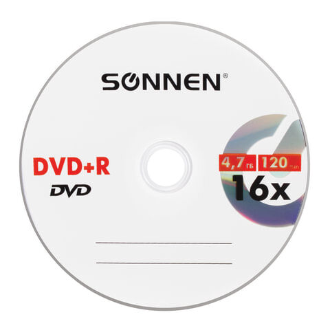 Диск DVD+R SONNEN